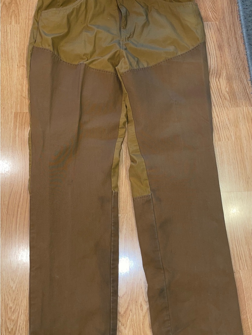 Field and stream Men's Two-Tone Brown Work Pants